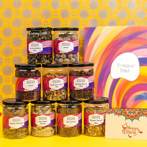 Buy Pahadi Diwali Gift Box - Pack of 3 Online on Brown Living | Gift Giving