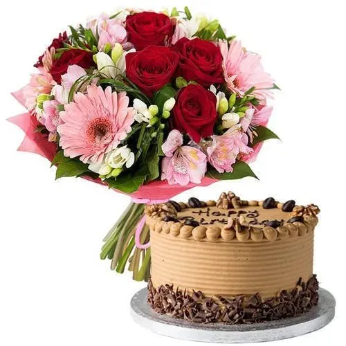 Send Holi Rose Flowers With Cake N Gulal Online in India | Phoolwala