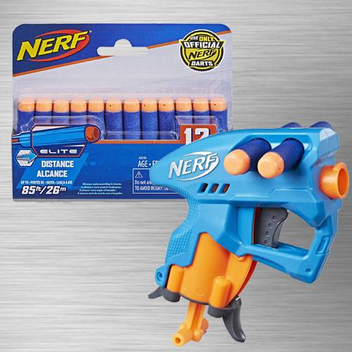 Send Amazing Nerf N-Strike Elite Refill Pack with Nano Fire Blaster to ...