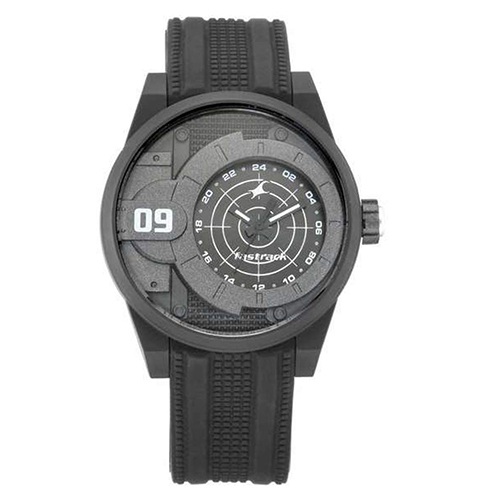 Send Fancy Fastrack Trendies Analog Black Dial Mens Watch to